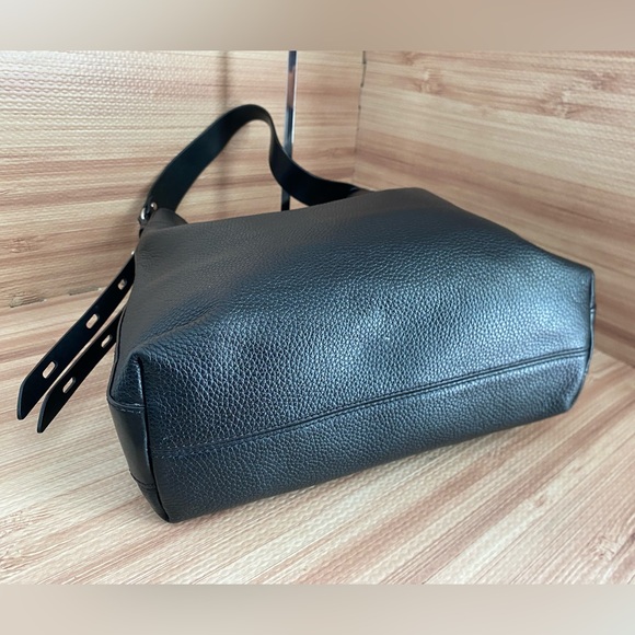 Michael Kors Black Pebbled Leather Large Bowery Shoulder Bag - Picture 6 of 14